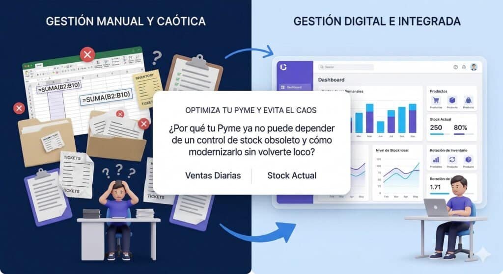 Control de Stock Guía Completa para Pymes (y no volverte loco en el intento)