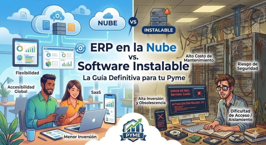 ERP en la Nube vs. Software Instalable La Guía Definitiva para tu Pyme